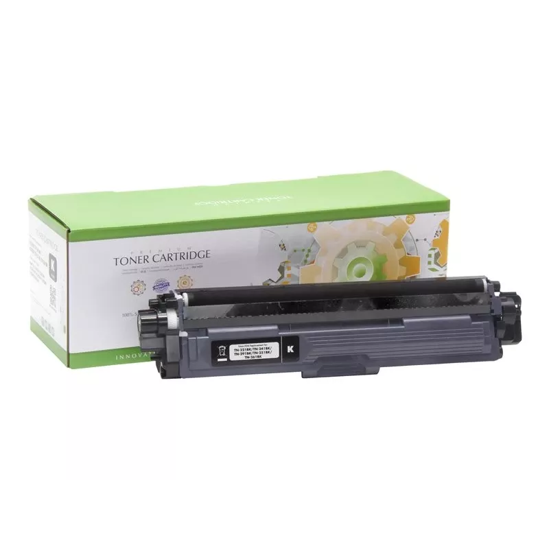 kaseta z tonerem Static Control remanufactured for Brother TN-221BK, Czarny, ~2,500 stron yield