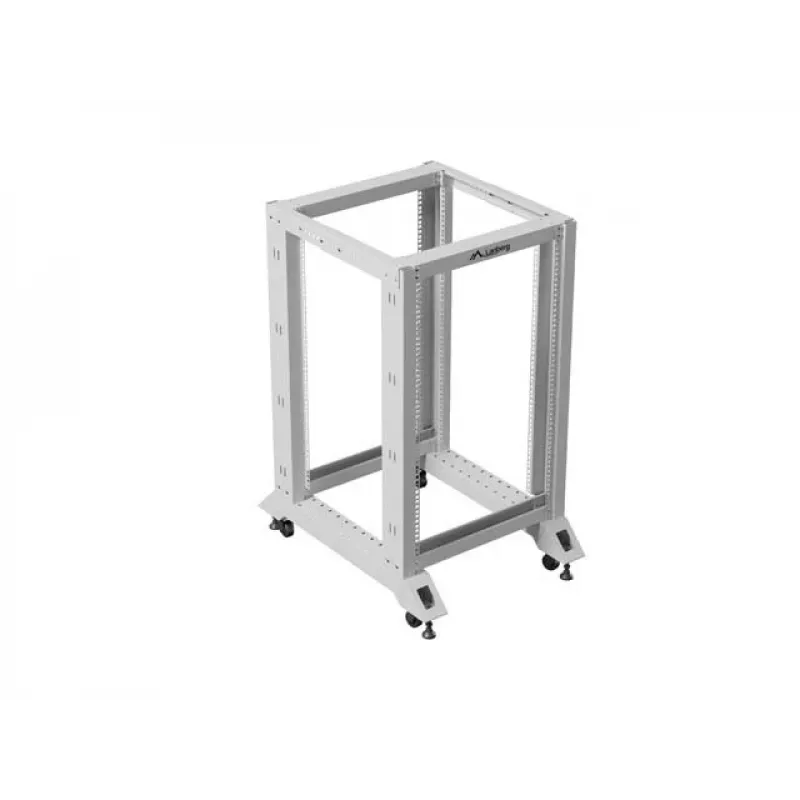 Otwarta szafa rack 19 18U 600x800 szary
