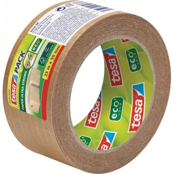 Taśma pakowa tesapack Paper Ultra Strong 50 mm, brązowa, wzmocniona włóknem, 25 m, 56000-00000-00 (56000-00000-00)