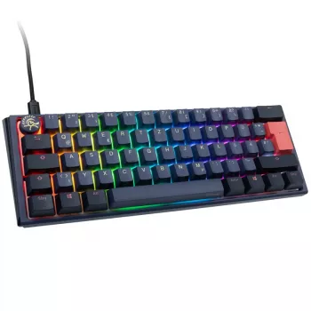 Klawiatura Ducky One 3 Mini do gier USB niebieska