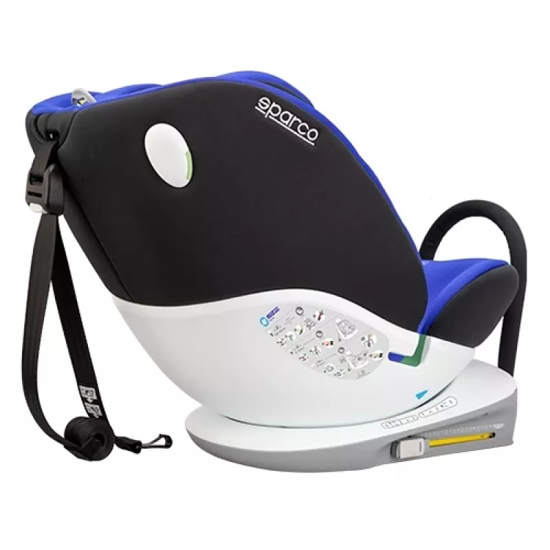 Fotelik samochodowy Sparco SK3000 Niebieski SK3000I_BL, regulowany 40–150 cm