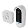 Dzwonek bezprzewodowy Omajin by Netatmo OVD-01-EU Czarny Biały