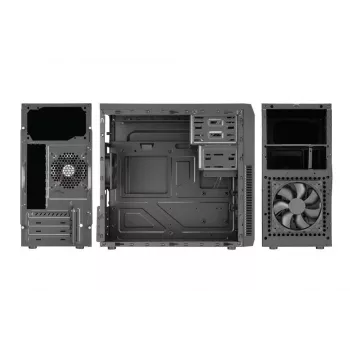 Obudowa | GOLDEN TIGER | Obsługiwane formaty płyt głównych micro ATX | Czarna | Midi Tower | Baltimore 530 | BALTIMORE5302USB2+2USB3