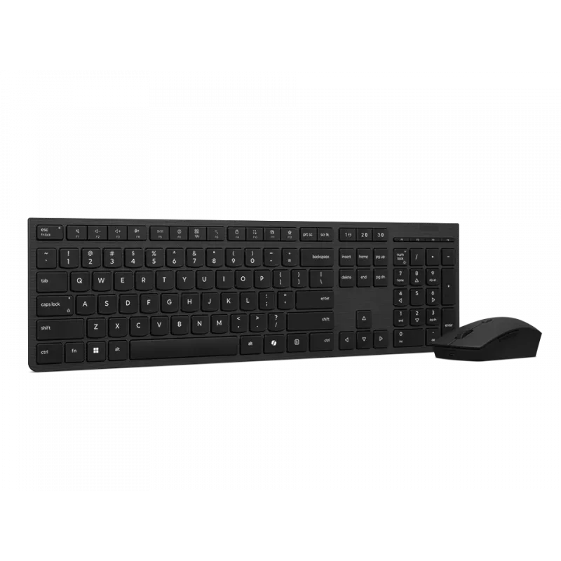 Bezprzewodowy zestaw klawiatury i myszy Lenovo 4X31R64354 Bluetooth szary