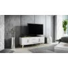 Cama RTV stand LOTTA 140cm Biały + sonoma oak
