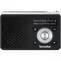 Przenośne radio TECHNISAT DIGITRADIO 1 A — DAB+/FM, wyświetlacz OLED, USB-C, słuchawki 3,5 mm, 1 W, czarny/srebrny