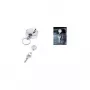 Klips do paska WEDO 262 4028 metalowy chromowany z wysuwaną linką