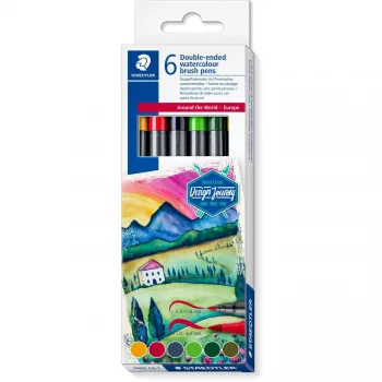 Zestaw kredek ołówkowych Staedtler Design Journey Around the World Europa Set 3001 C6-1