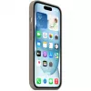 Silikonowe etui z MagSafe do iPhone 15 - clay