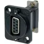 Neutrik NADB9FF-B adapter kablowy VGA czarny - stal nierdzewna (NADB9FF-B)