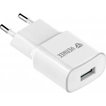 Ładowarka sieciowa USB A 12W 2.4A to produkt Yenkee z naszej oferty ładowarek do urządzeń mobilnych. Cechy: biały kolor, typ ścienny, moc 12 W.