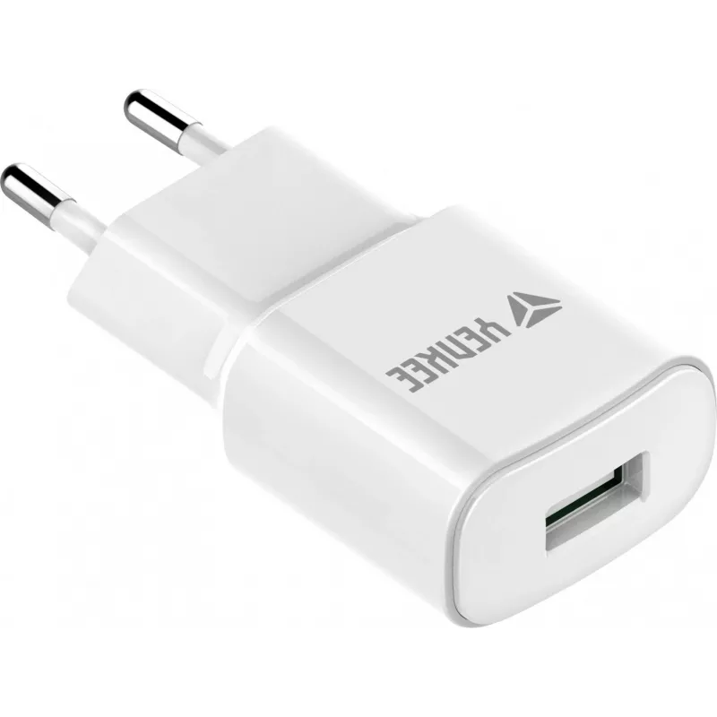 Ładowarka sieciowa USB A 12W 2.4A to produkt Yenkee z naszej oferty ładowarek do urządzeń mobilnych. Cechy: biały kolor, typ ścienny, moc 12 W.