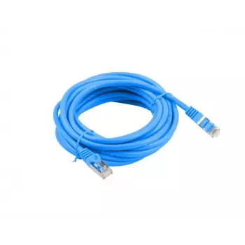 Kabel sieciowy LANBERG PCF6-10CC-1000-B Cat6 F/UTP 10 m niebieski, RJ-45 do RJ-45, 250 MHz, CCA