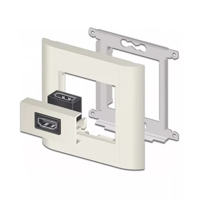 Moduł HDMI DeLOCK Easy 45 81304 kątowy 90° 22,5 x 45 mm