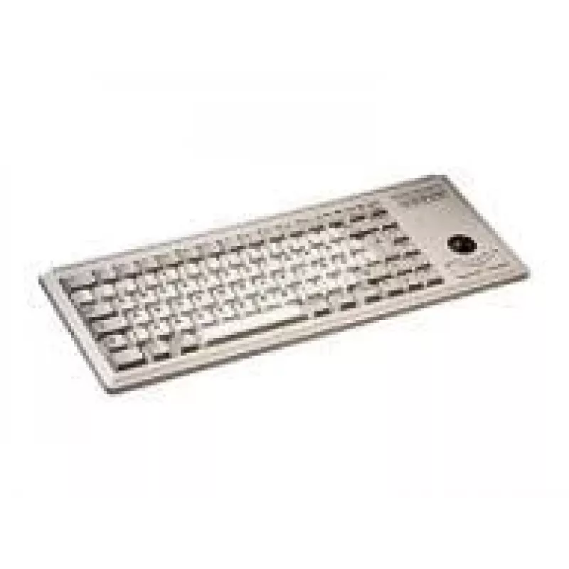CHERRY TAS G84-4400 Przewodowa, układ US, jasnoszara, TRACKBALL USB