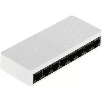 Hikvision DS-3E0508D-O przełącznik sieciowy Gigabit Ethernet (10/100/1000) Czarny, Biały