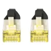 Kabel sieciowy Digitus CAT 6A S/FTP RJ-45 2m czarny
