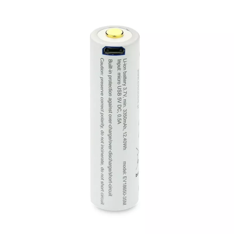 18650 Li-Ion 3.7V everActive 3500mAh battery (1 szt.) micro-USB with protection