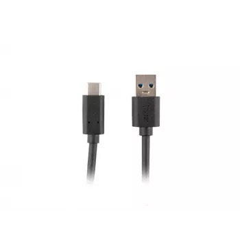 Lanberg CA-USBO-31CU-0018-BK Kabel USB 1,8 m USB 3.2 Gen 1 (3.1 Gen 1) USB C USB A Czarny (CA-USBO-31CU-0018-BK)