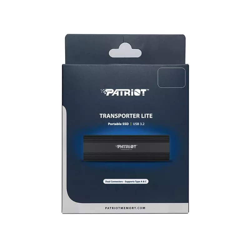 Patriot Memory Transporter Lite 2 TB USB Type-C 3.2 Gen 2 (3.1 Gen 2) (PTPL2TBPECB) Czarny