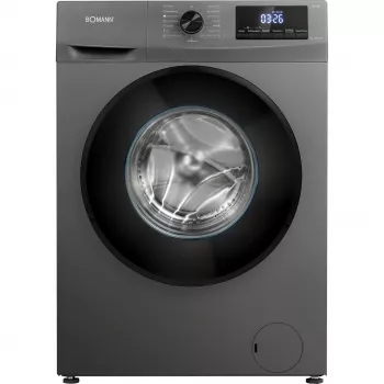 Pralka ładowana od przodu BOMANN WA 7185, pojemność 8 kg, 1400 obr./min, klasa energetyczna A, czarna