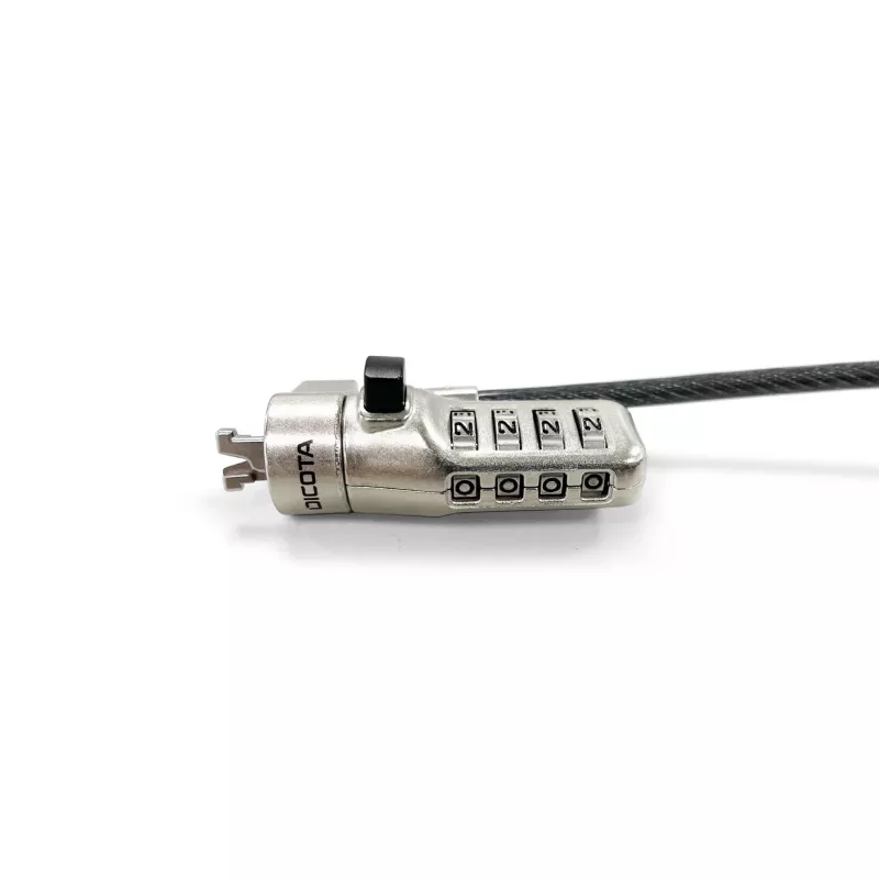 Linka zabezpieczająca DICOTA D31933 antracytowa 2 m zamek szyfrowy