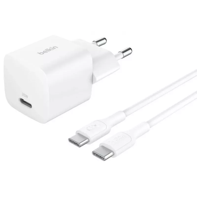 Zasilacz Belkin BoostCharge WCA012KQ1MWH-B6 25W PD 3.1 PPS USB-C