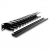 Patch panel DELOCK 67628 1U, czarny nylon, głębokość 483 mm, 70x44,5 mm