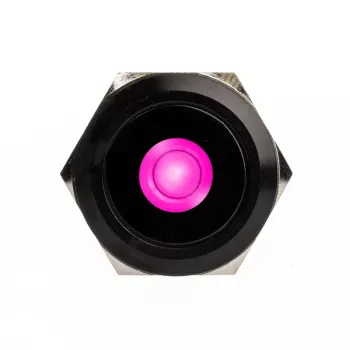 DimasTech Vandalismustaster 25mm Czarnyline Dot RGB (PD224) – wandaloodporny przycisk
