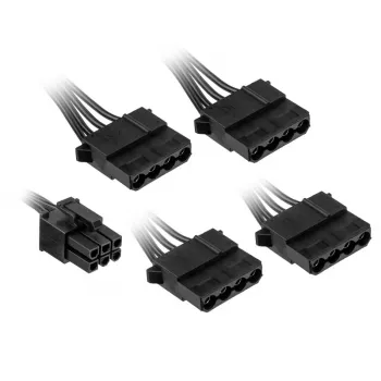 Kolink modular kabel regulator KL-CBR-PAT — 4× 4-pin Molex modular power kabel