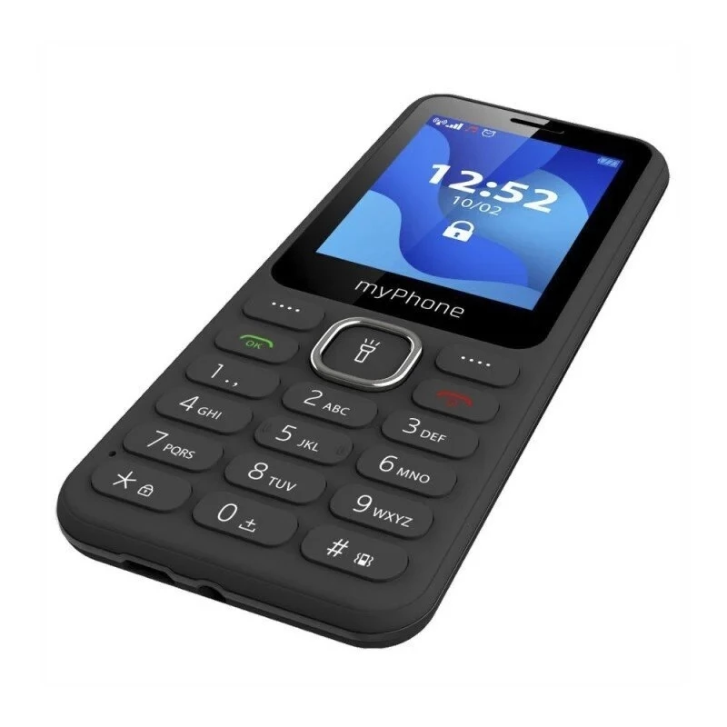 Telefon komórkowy MYPHONE myPhone 6320, wyświetlacz 2,4 cala, Dual SIM, 1000 mAh, Bluetooth, radio FM, czarny