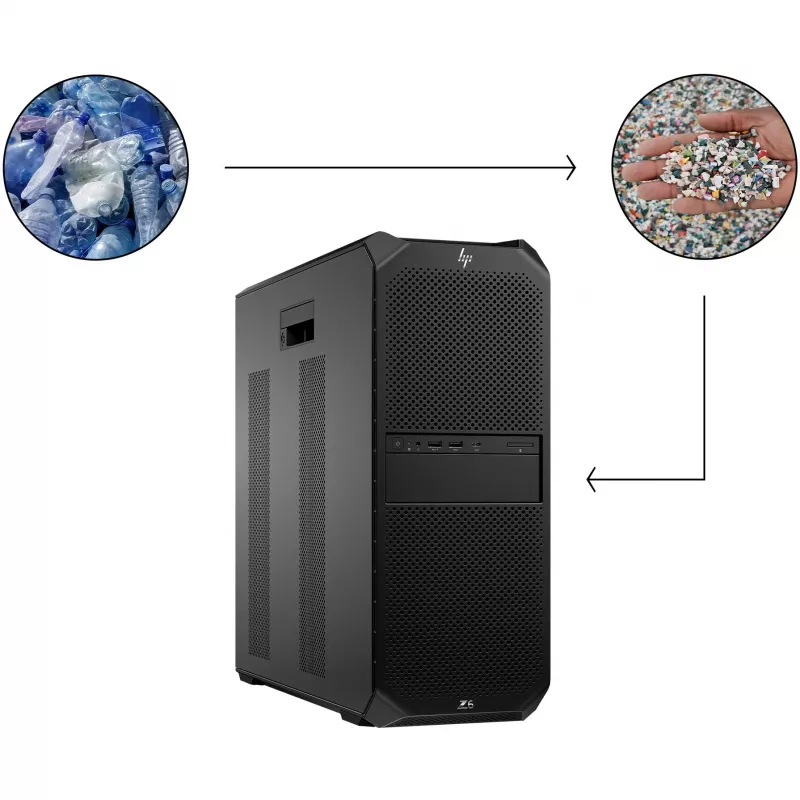 HP Workstation Z6 G5 A - Tower - 4U - 1 x Ryzen ThreadRipper PRO 7955WX / 4.5 GHz - RAM 64 GB - SSD 2 TB - HP Z Turbo Drive, NVMe, TLC - keine Grafike
