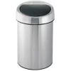 Touch Bin BRABANTIA 3 L Stal matowa z powłoką odporną na odciski palców, model 37 86 45