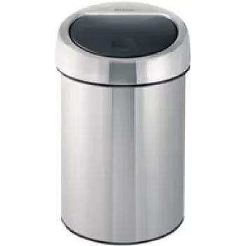 Touch Bin BRABANTIA 3 L Stal matowa z powłoką odporną na odciski palców, model 37 86 45