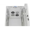 LANBERG 19-calowa 32U stojąca szafa rack 600×600 mm szara z perforowanymi drzwiami i LCD (płaska paczka)