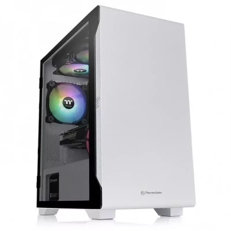 Obudowa PC Thermaltake S100 Tempered Glass Snow Edition Micro Tower Biała