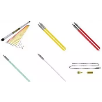 Zestaw prętów do przeciągania c.k tools MightyRod PRO 10m — 10 prętów do przeciągania kabli i rur