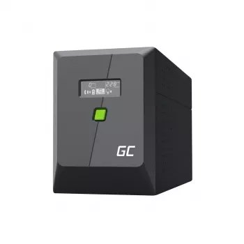 Zasilacz awaryjny zielony Cell UPSLP1400 2 kVA 1400 W 4 gniazda AC, baterie 2×12 V 9 Ah