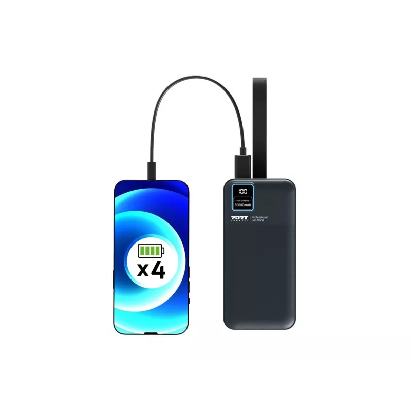 Przenośna Ładowarka Port Designs 907003 30000 mAh