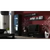 Cama stojak TV SOHO 180 czarny/czarny połysk