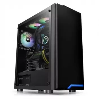 Thermaltake H100 TG MIDI Tower Czarny