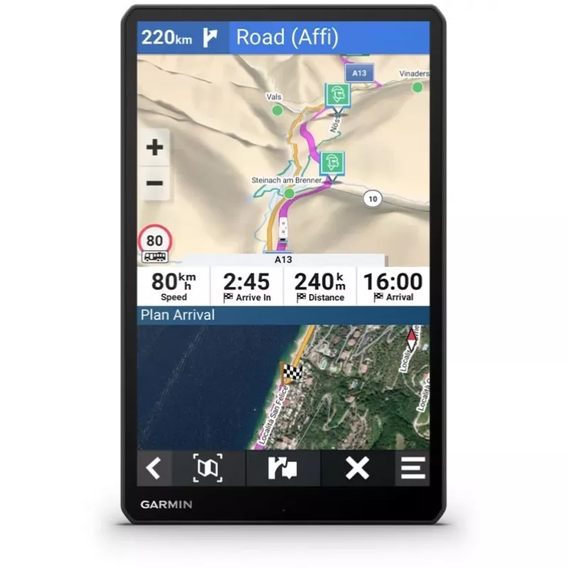 Garmin 1095 Navigationssystem Fixed 25,6 cm (10.1 ) TFT Touchscreen 554 g Czarny (010-02749-10)