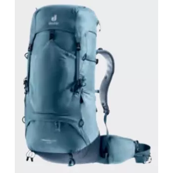 Plecak DEUTER Aircontact Lite 50 + 10 — stelaż wewnętrzny, 50 l (z możliwością powiększenia do 60 l), 1,64 kg, ładowanie od góry, unisex, niebieski