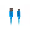 Kabel USB 2.0 LANBERG CA-USBO-21CU-0010-BL — USB A na USB C, 1 m, niebieski