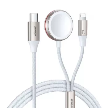 Kabel ładujący Joyroom USB-C na Lightning 2 w 1 S-IW011 1,5 m do Apple Watch