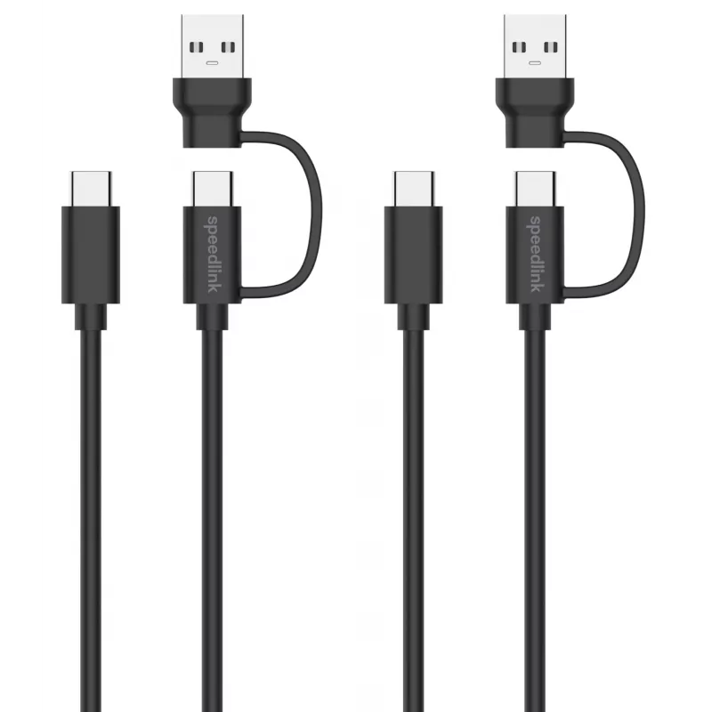 Kabel USB 3.2 Gen 1 (3.1 Gen 1) Speedlink SL-460101-BK, 3 m, USB A/USB C na USB C, czarny