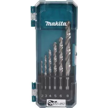 makita D-78346 zestaw wierteł HSS-GS do metalu, 6-częściowy (D-78346)