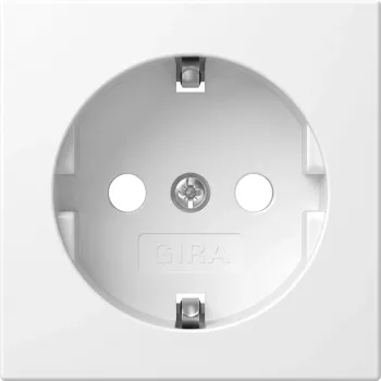 Gniazdo wtykowe Schuko Gira System 55 Reinweiß 1-krotne (MPN 492003)