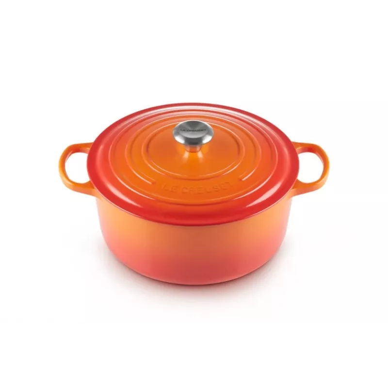 Le Creuset 21177280902430 6,7 L Okrągły Pomarańczowy, Czerwony