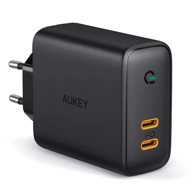 Ładowarka do urządzeń mobilnych AUKEY PA-D2 36W Czarna Wewnętrzna